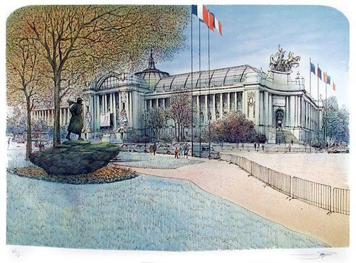 Paris Museum Lithograph | Rolf Rafflewski,{{product.type}}