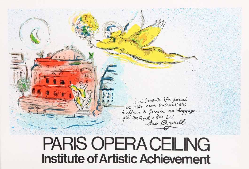 Paris Opera Ceiling - Institute of Artistic Achievement Poster | Marc Chagall,{{product.type}}