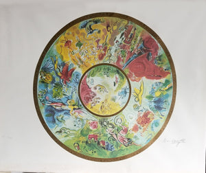Paris Opera Ceiling Lithograph | Marc Chagall,{{product.type}}