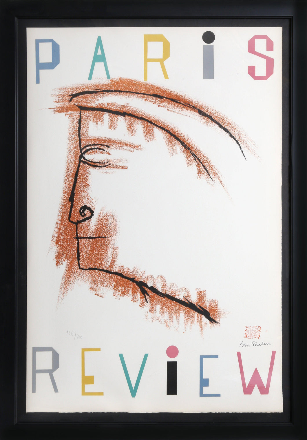 Paris Review Lithograph | Ben Shahn,{{product.type}}