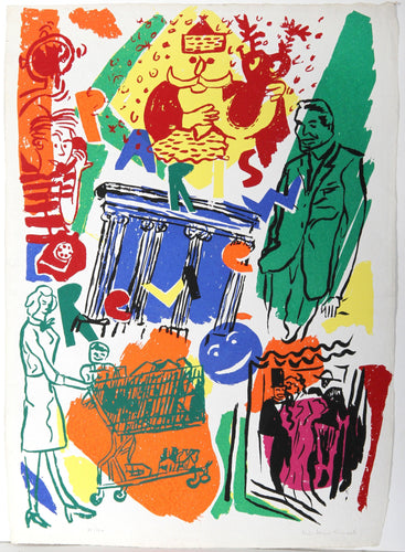 Paris Review Screenprint | Kim MacConnel,{{product.type}}