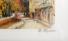 Paris Street Scene Lithograph | Unknown Artist,{{product.type}}