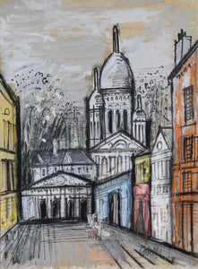 Paris Street with Sacre Coeur 1 Acrylic | Charles Cobelle,{{product.type}}