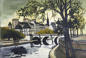 Parisian Landscape 6 Oil | Jacques Pergel,{{product.type}}