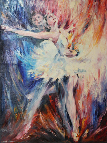 Pas de deux II Oil | Leonid Afremov,{{product.type}}