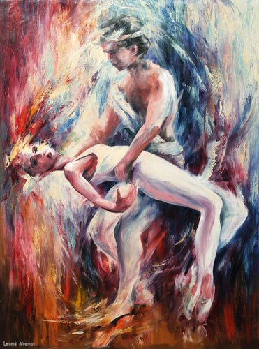 Pas de Deux Oil | Leonid Afremov,{{product.type}}