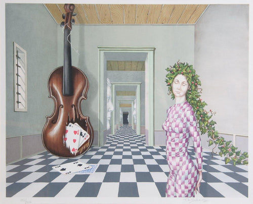 Past Romances Lithograph | Tito Salomoni,{{product.type}}