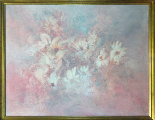 Pastel Daisies Acrylic | Gloria Rosenthal,{{product.type}}