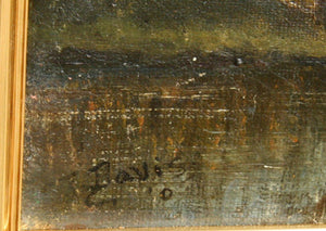 Pastoral Landscape with Sheep Oil | John Parker Davis,{{product.type}}