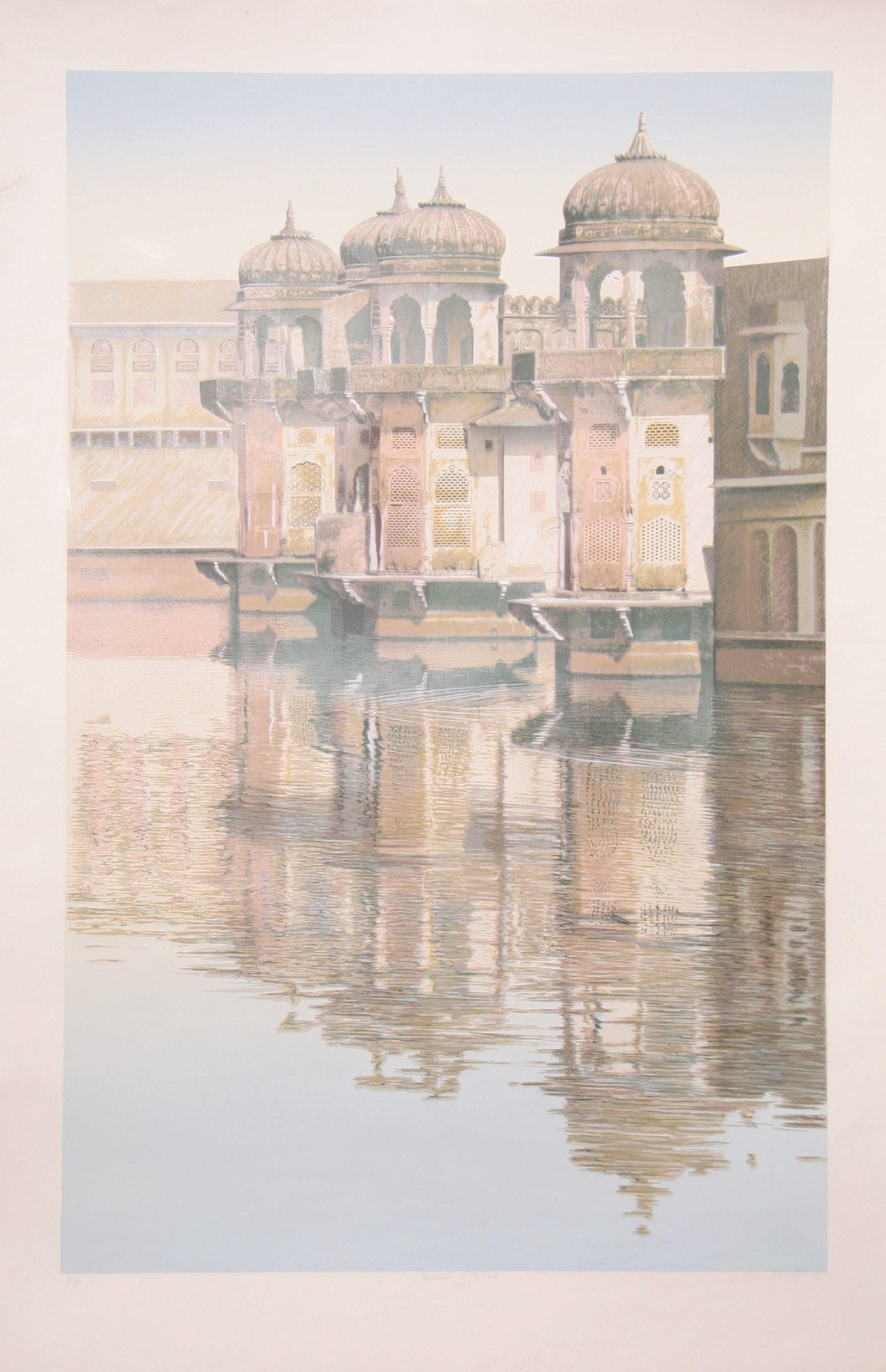 Pavilions of Pushkar India Lithograph | Graham Bannister,{{product.type}}