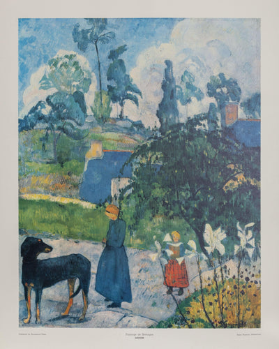 Paysage de Bretagne poster | Paul Gauguin,{{product.type}}