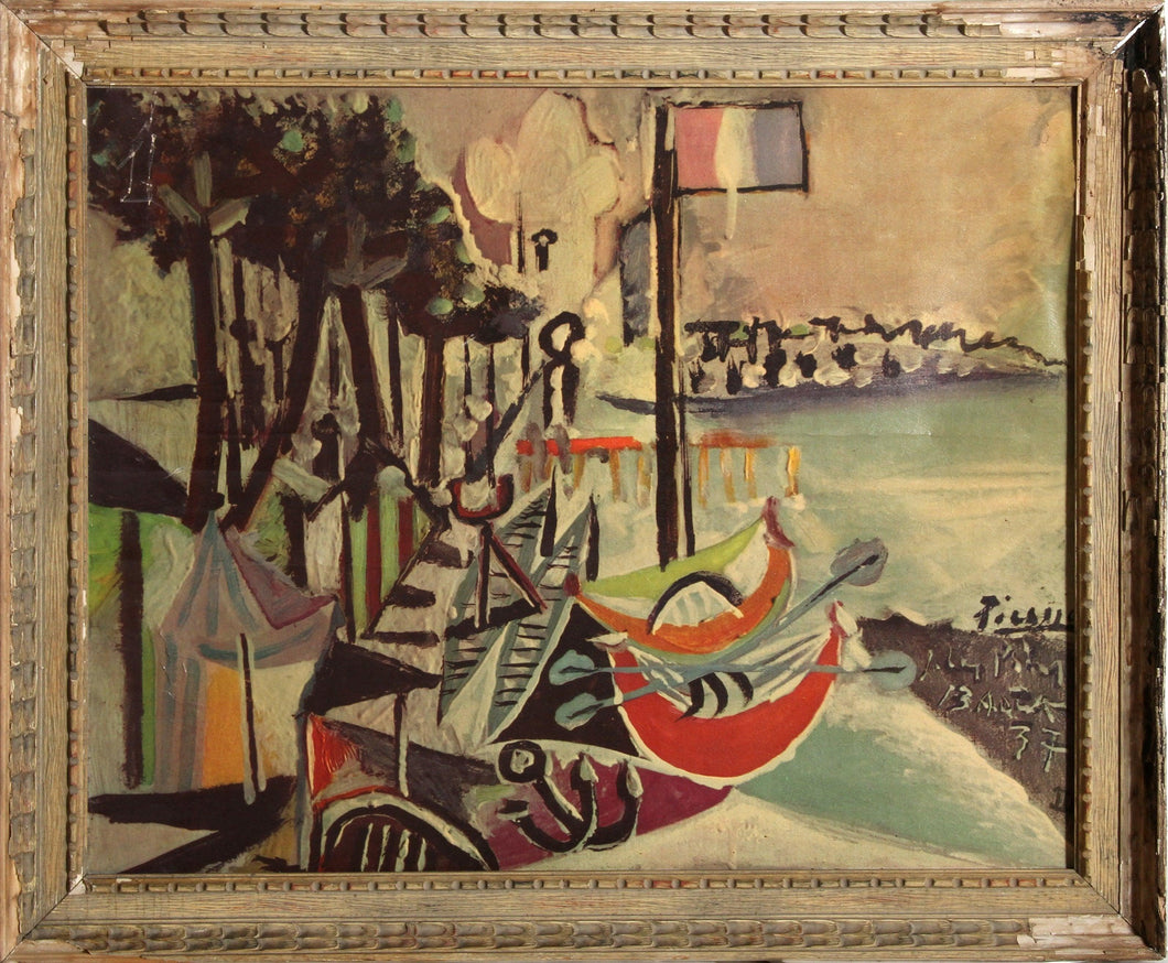 Paysage de Juan les Pins Poster | Pablo Picasso,{{product.type}}