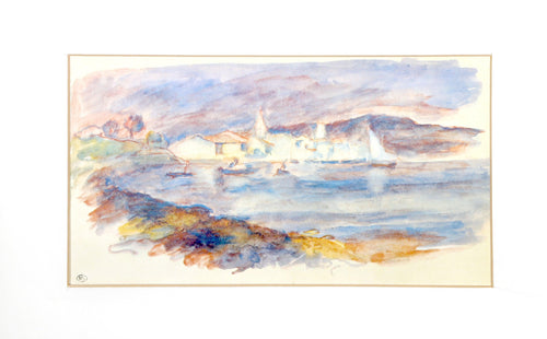 Paysage de Pecheurs Poster | Pierre-Auguste Renoir,{{product.type}}