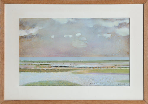 Paysage Marin Gouache | Rene Genis,{{product.type}}