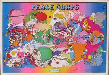 Peace Corps Poster | Peter Max,{{product.type}}