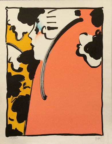 Peach Lady Lithograph | Peter Max,{{product.type}}