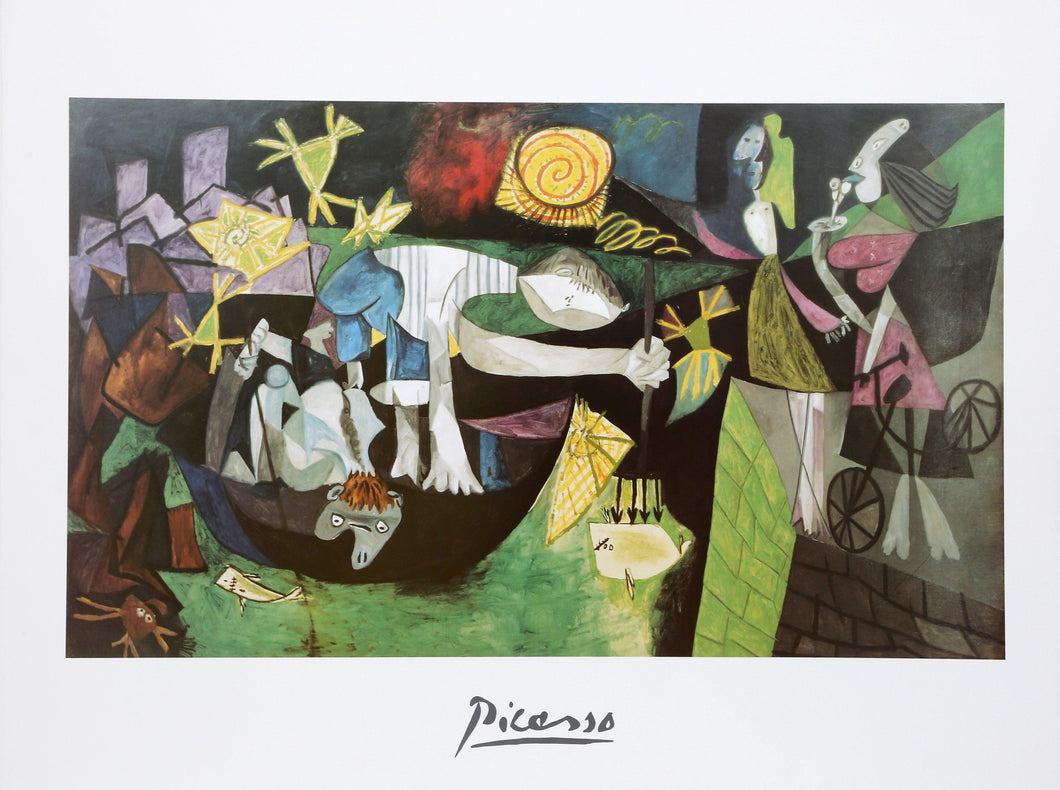 Peche de Nuit a Antibes Poster | Pablo Picasso,{{product.type}}