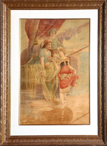 Peche Lithograph | Alphonse Mucha,{{product.type}}