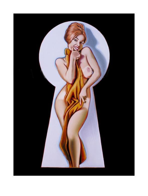 Peek-a-Boo (The Towel) Digital | Mel Ramos,{{product.type}}