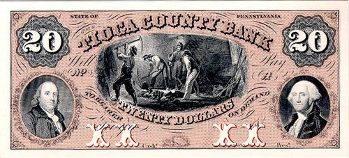 Pennsylvania - Twenty Dollars Currency | American Bank Note Commemoratives,{{product.type}}