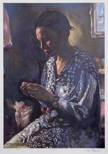 Pensive Lithograph | Neville Clarke,{{product.type}}