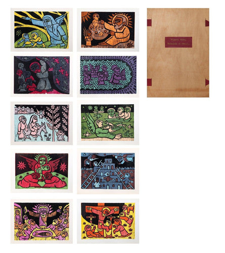 Pequena Biblia Portfolio Woodcut | Raimundo de Oliveira,{{product.type}}