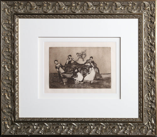 Pesa Mas Que un Burro Muerto from Los Disparates Etching | Francisco de Goya,{{product.type}}