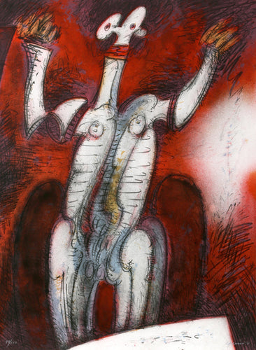 Pescador Lithograph | Edmundo Aquino,{{product.type}}