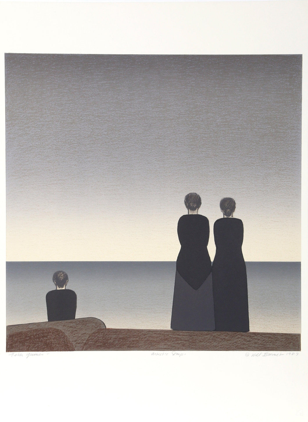 Peter Grimes Lithograph | Will Barnet,{{product.type}}
