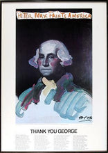 Peter Max Painting America (George Washington) Poster | Peter Max,{{product.type}}