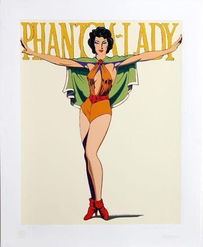 Phantom-Lady (White) Screenprint | Mel Ramos,{{product.type}}