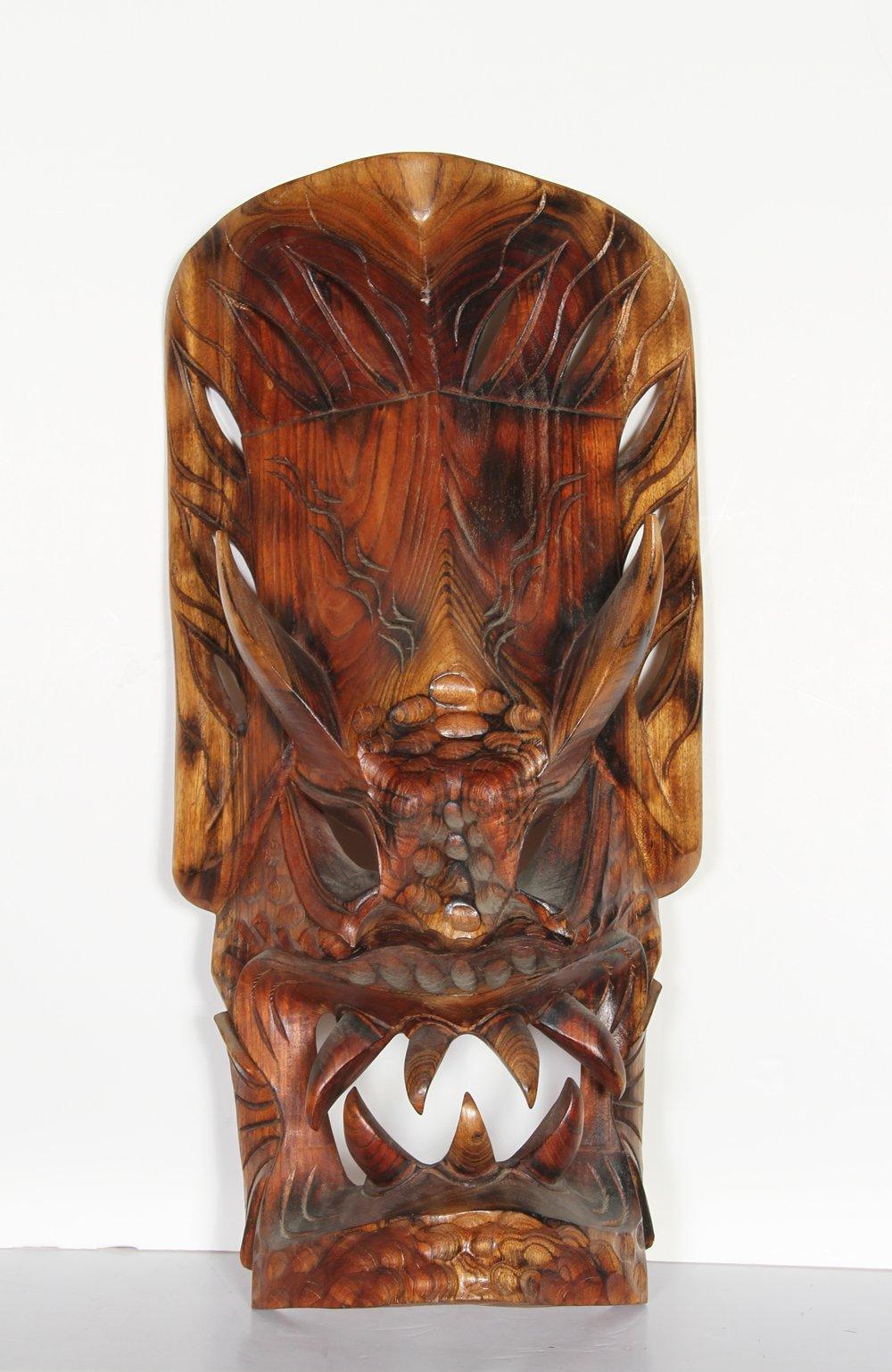 Philippines Dragon (Bakunawa) Mask Wood | Unknown Artist,{{product.type}}