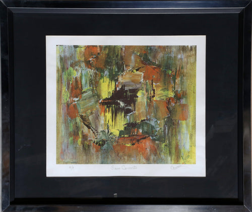 Piano Concerto Lithograph | Janet Cowan Bosse,{{product.type}}
