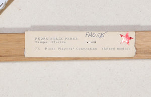 Piano Players Convention Mixed Media | Pedro Felix Perez,{{product.type}}