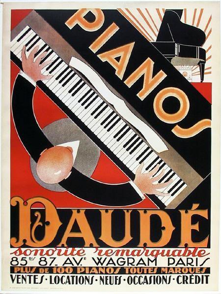 Pianos Daude Poster | Unknown Artist - Poster,{{product.type}}