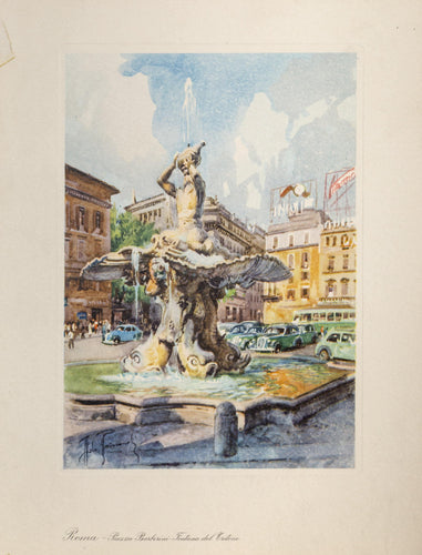 Piazza Barberini digital | Aldo Raimondi,{{product.type}}