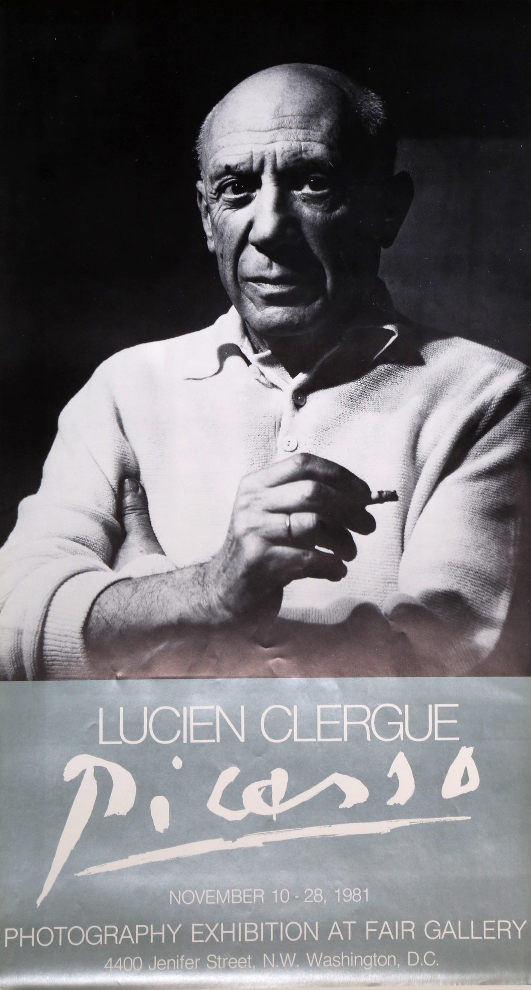 Picasso Exhibition at Fair Gallery Poster | Lucien Clergue,{{product.type}}
