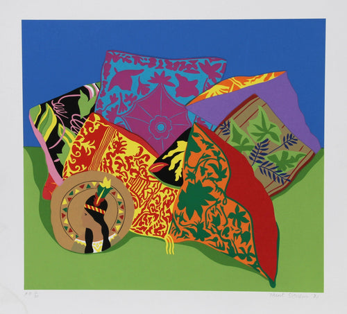 Pillow Garden Screenprint | Hunt Slonem,{{product.type}}