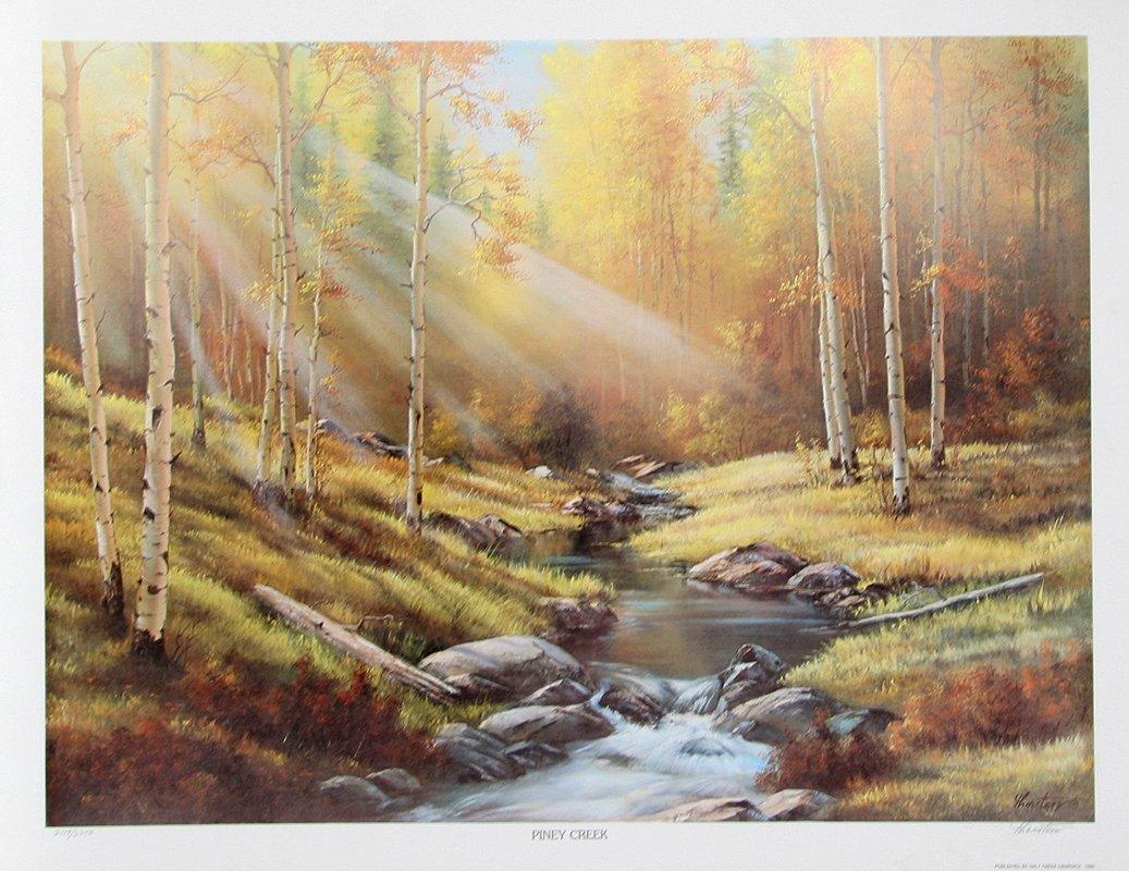 Piney Creek Lithograph | Lloyd R. Thorsten,{{product.type}}