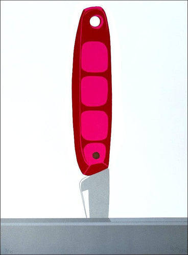 Pink Knife Lithograph | Ana Mercedes Hoyos,{{product.type}}