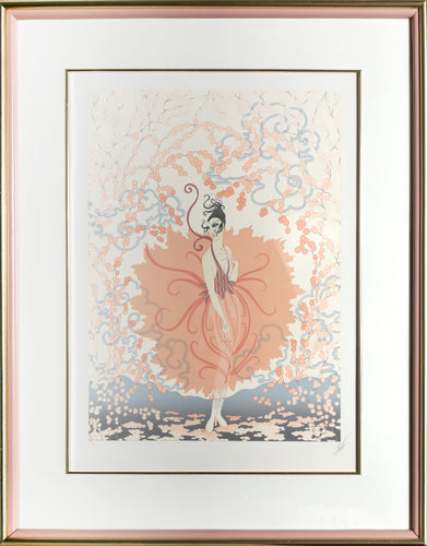 Pink Lady Screenprint | Erté,{{product.type}}