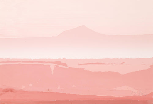 Pink Landscape Screenprint | Joseph Grippi,{{product.type}}