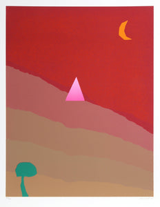 Pink Pyramid from the Egypt Portfolio Screenprint | Arthur Secunda,{{product.type}}