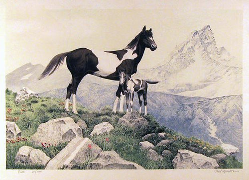 Pinto Lithograph | Mel Hunter,{{product.type}}