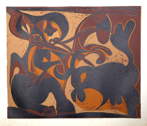Pique (8) Woodcut | Pablo Picasso,{{product.type}}