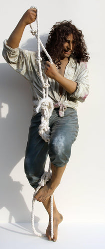Pirate climbing the Rigging Plastic | Unknown Artist,{{product.type}}