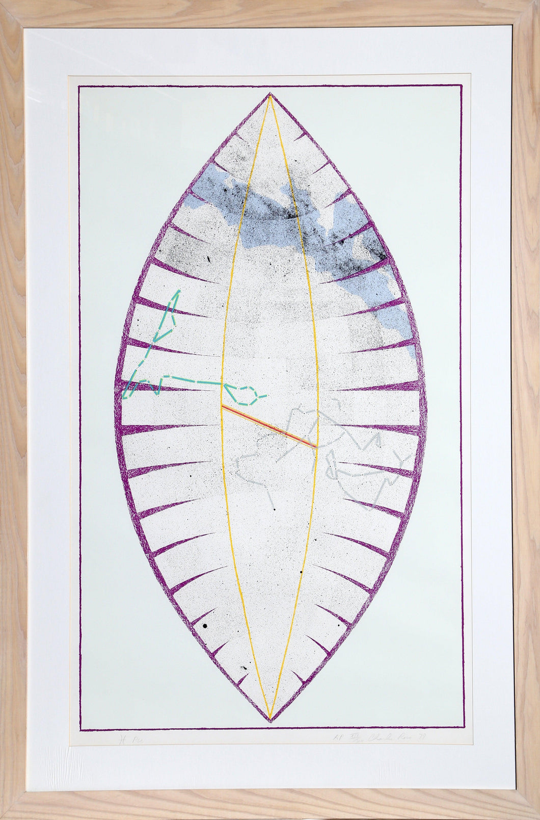 Pisces from the Constellations Series Screenprint | Charles Ross,{{product.type}}