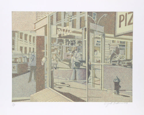 Pizza Lithograph | Jack Eaker,{{product.type}}