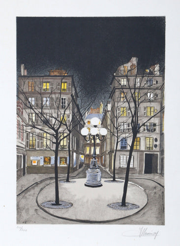 Place de Furstenburg Lithograph | Unknown Artist,{{product.type}}