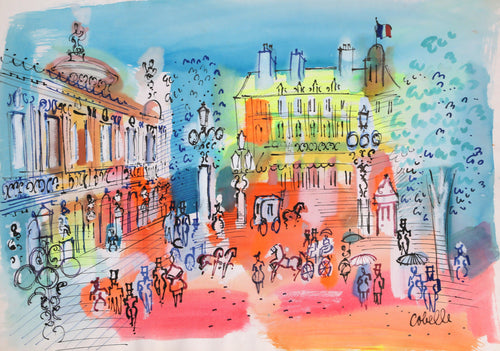 Place de Opera Acrylic | Charles Cobelle,{{product.type}}